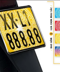 Decal Trong Suốt Dán Biển Số Xe Máy