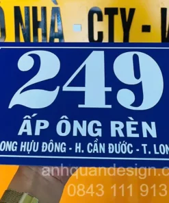 Làm Biển Số Nhà Mica Đẹp
