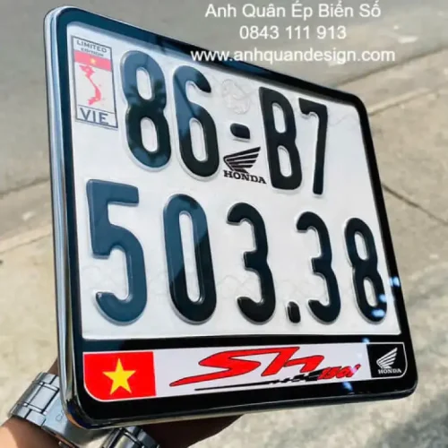 Khung Biển Số Xe Máy Có Logo