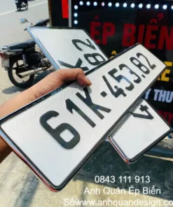 Ép Biển Số Xe Ô Tô Chống Nước