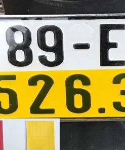 Mẫu Decal dán biển số xe máy đẹp