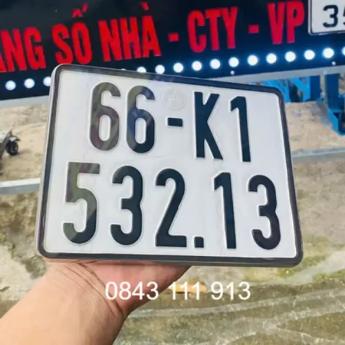 Ép Biển Số Xe Máy Chống Nước