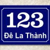 Biển số nhà mica