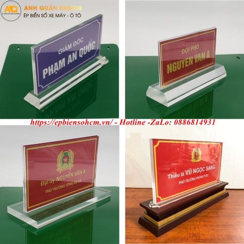 Bảng Chức Danh Để Bàn