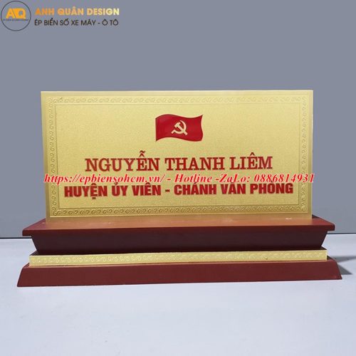 Bảng Chức Danh Để Bàn