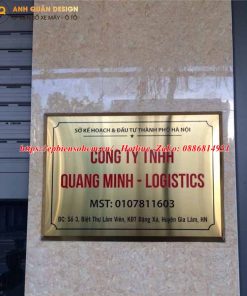 50+ Mẫu bảng tên công ty, biển hiệu công ty đẹp