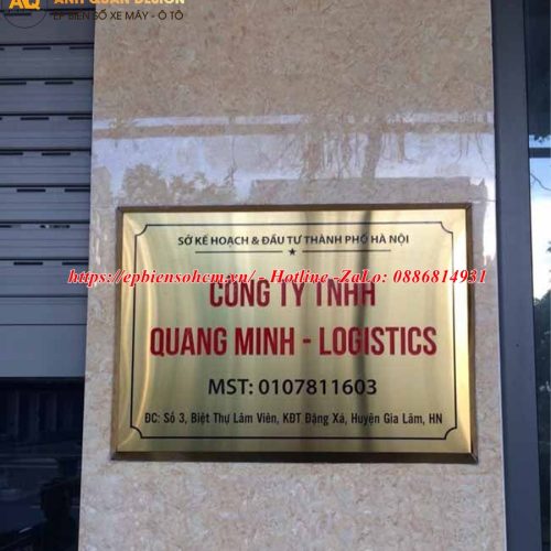 50+ Mẫu bảng tên công ty, biển hiệu công ty đẹp