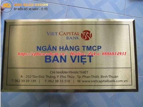Bảng Tên Công Ty Inox