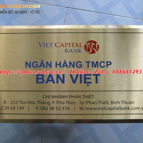 Bảng Tên Công Ty Inox
