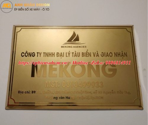 Bảng Tên Công Ty Inox