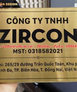 Bảng Tên Công Ty Inox 15 Bảng Tên Công Ty Inox
