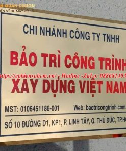 Bảng Tên Công Ty Inox 13 Bảng Tên Công Ty Inox