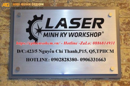 Bảng Tên Công Ty Inox