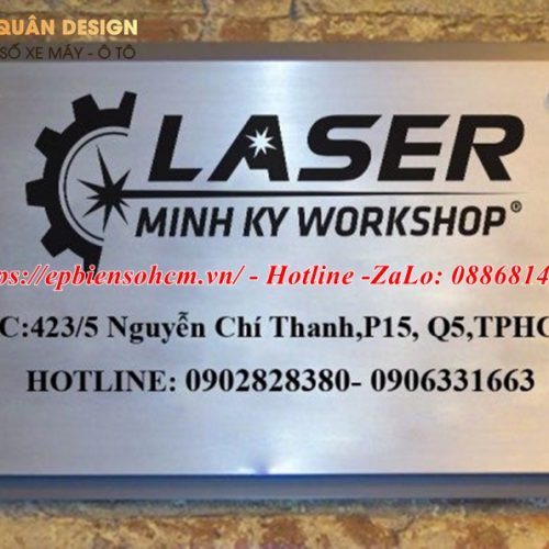 Bảng Tên Công Ty Inox