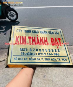 Bảng Tên Công Ty Inox