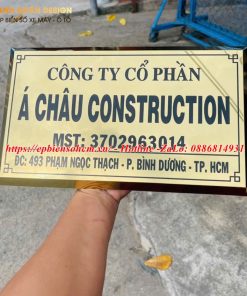 Bảng Tên Công Ty Inox 2 Bảng Tên Công Ty Inox