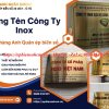 50+ mẫu Biển bảng tên công ty inox đẹp đa dạng mẫu, giá rẻ