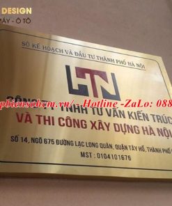 Bảng Tên Công Ty Inox 24 Bảng Tên Công Ty Inox