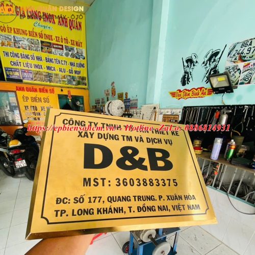 Bảng Tên Công Ty Mica