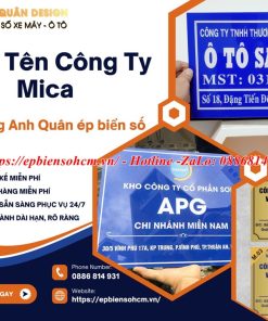 50+ mẫu Biển bảng tên công ty inox đẹp đa dạng mẫu, giá rẻ