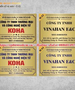 Bảng Tên Công Ty Mica