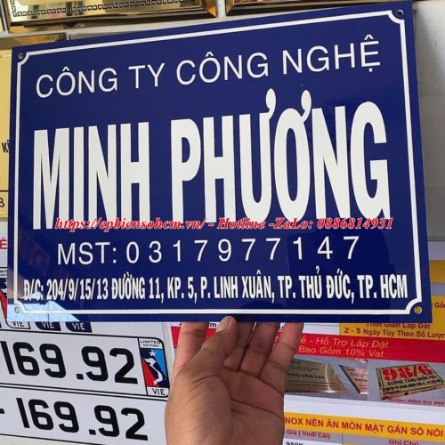 Bảng Tên Công Ty Mica