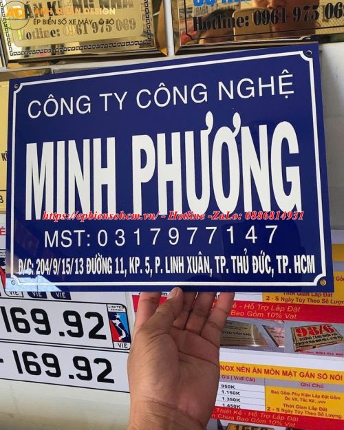 Bảng Tên Công Ty Mica