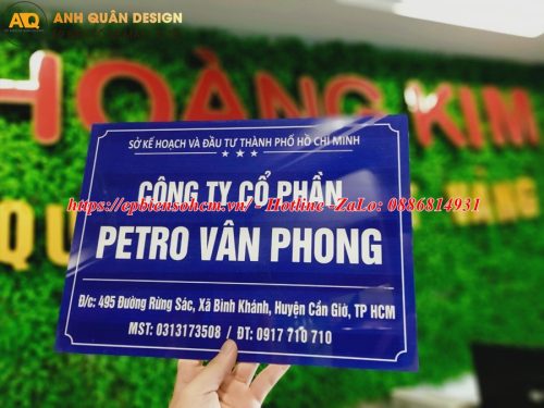 Bảng Tên Công Ty Mica
