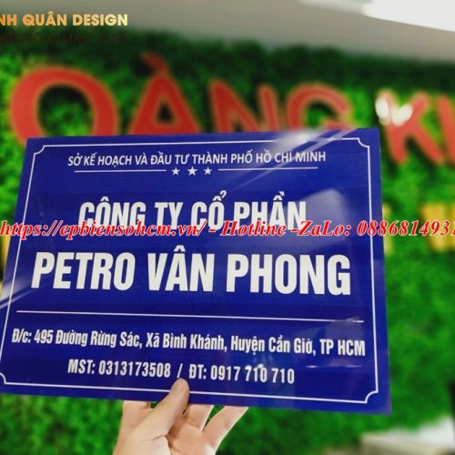 Bảng Tên Công Ty Mica