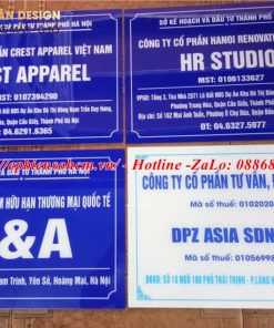 Bảng Tên Công Ty Mica