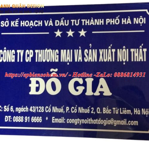 Bảng Tên Công Ty Mica