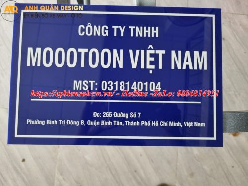 Bảng Tên Công Ty Mica