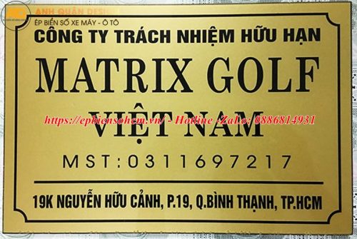 Bảng Tên Công Ty Mica