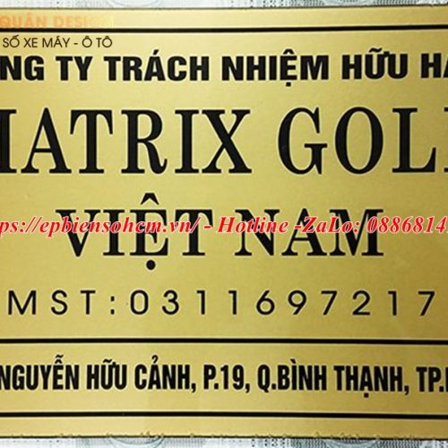 Bảng Tên Công Ty Mica