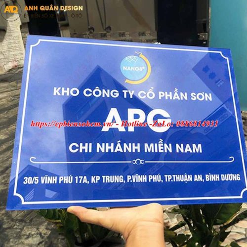 Bảng Tên Công Ty Mica