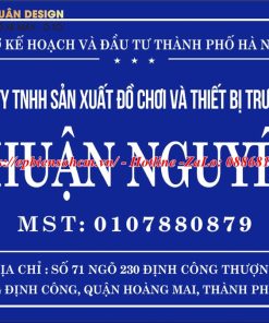 Bảng Tên Công Ty Mica