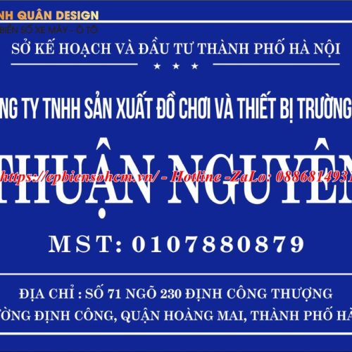 Bảng Tên Công Ty Mica