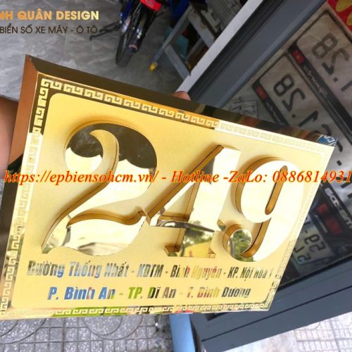 Biển Số Nhà Biệt Thự
