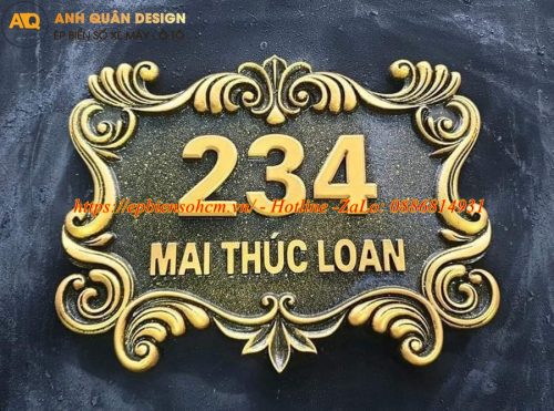 Biển Số Nhà Biệt Thự