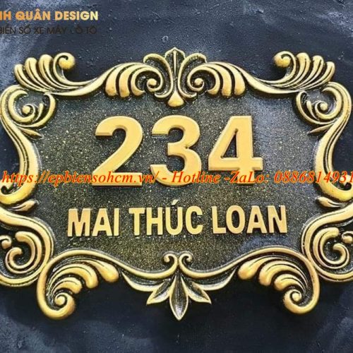 Biển Số Nhà Biệt Thự