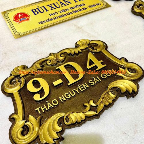 Biển Số Nhà Biệt Thự