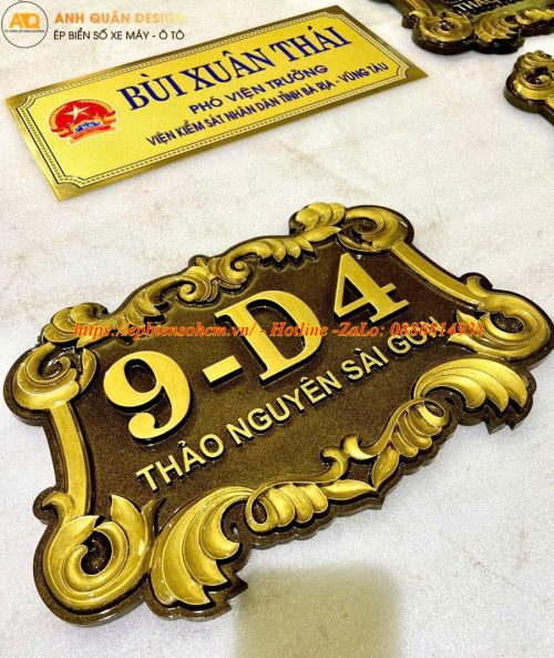 Biển Số Nhà Biệt Thự