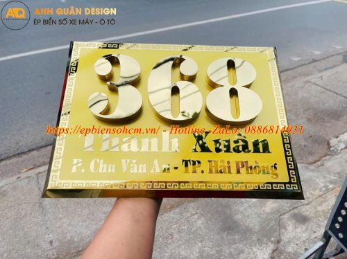 Biển Số Nhà Biệt Thự