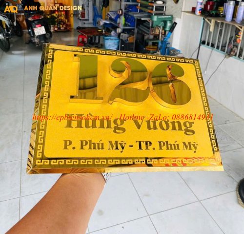 Biển Số Nhà Biệt Thự