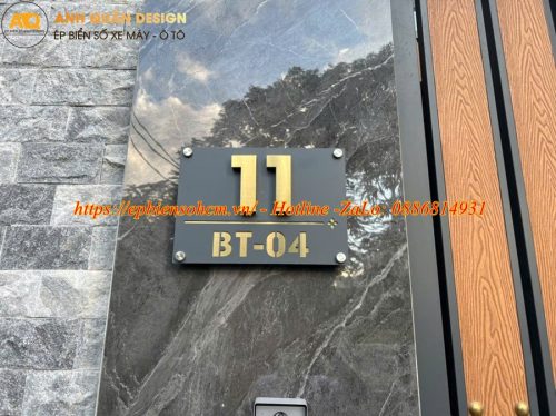Biển Số Nhà Biệt Thự