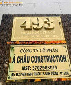 Biển Số Nhà Biệt Thự
