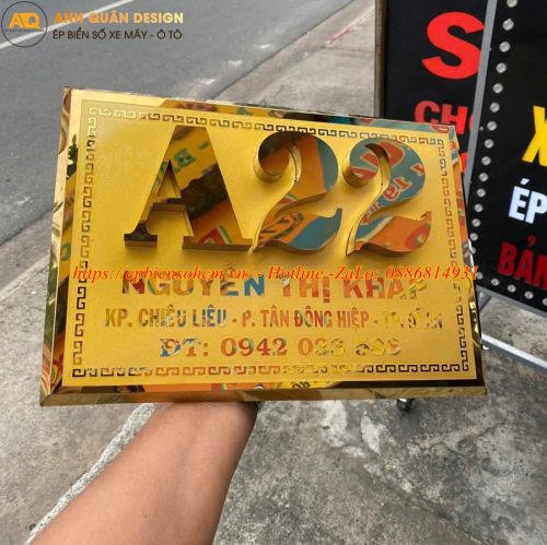 Biển Số Nhà Biệt Thự