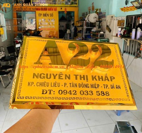 Biển Số Nhà Biệt Thự