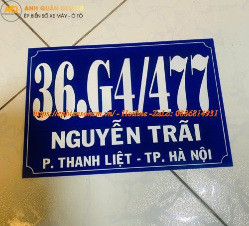 Biển Số Nhà Biệt Thự