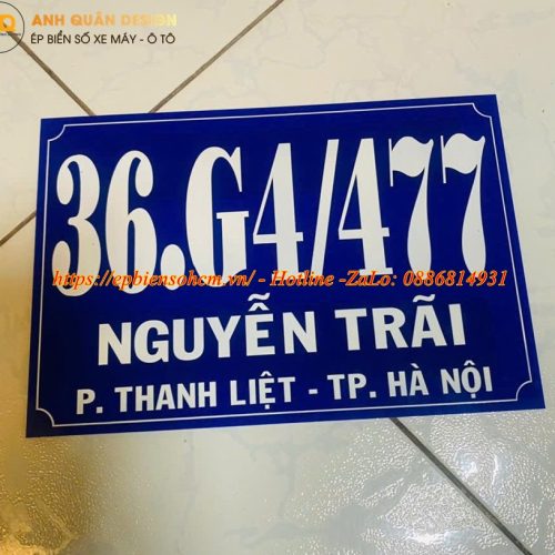 Biển Số Nhà Biệt Thự